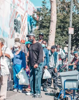 The L.A. mayor says the city will move unhoused people indoors