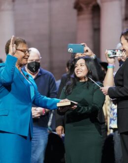 Karen Bass declares a state of emergency on homelessness in L.A.