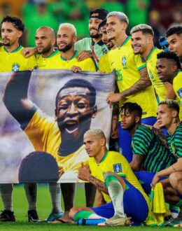Brazilians in Qatar have Pelé in mind