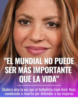 Shakira highlights Iranian soccer player on Death Row