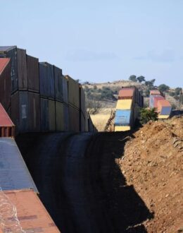 The U.S. is suing Arizona over shipping containers on the border