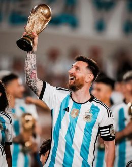 Messi mania grips Argentina in 1st match as World Cup champs