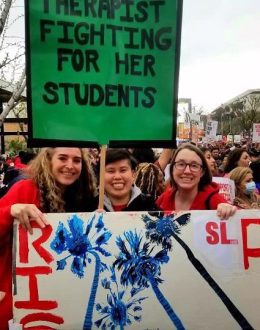 What demands are in dispute in the three-day LAUSD strike?