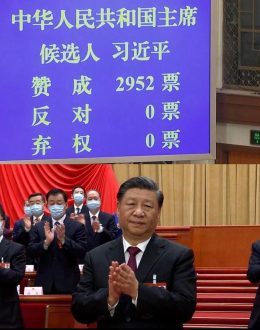Xi awarded 3rd term as China’s president, extending rule