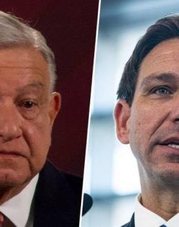 Mexican President Urges Latino Voters to Reject DeSantis