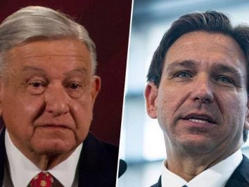 Mexican President Urges Latino Voters to Reject DeSantis
