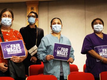 A triumph for health workers; Newsom signs historic law to slowy raise minimum wage to $25 per hour