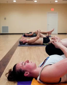 Weekly hot yoga reduced depressive symptoms by more than 50 percent