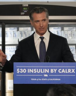 California Gov. Gavin Newsom has a different perspective on reducing insulin costs