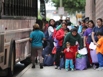 Migrants are released in San Diego, many without an idea where they are and others, waiting to reunite with family