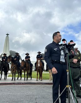 Extra patrol on the streets of L.A. due to threats from Hamas