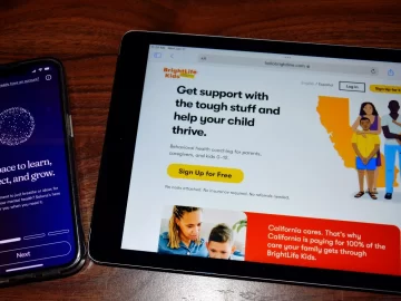 Young people will have access to apps that offer mental health support