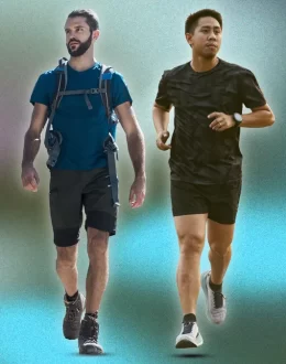 Walking or running? Both are good but you can choose to speed up the pace