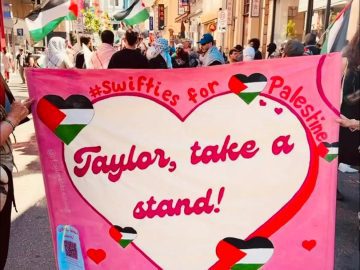 #SwiftiesForPalestine pressure singer to take sides
