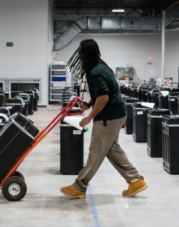 What do U.S. election workers do?