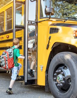 E-buses equipped with Wi-Fi, GPS tracking, and healthier food options debut this school year