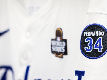 Fernando, the immortal: Dodgers reveal jersey patch to honor pitching legend