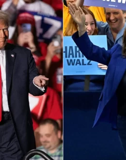 Harris and Trump make a furious final push before Election Day