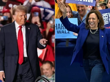 Harris and Trump make a furious final push before Election Day