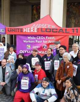 “City council members have the choice to stand with workers or stand with greedy corporations,” workers demand.