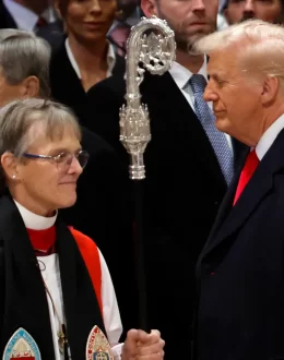 ‘In the Name of Our God’… Bishop rebukes Trump at Service, Asks Him to ‘Have Mercy’