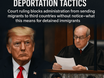 Federal Judge Slams Brakes on Trump’s Secret Deportation Tactics