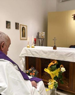 Vatican releases first photo of Pope Francis since his hospitalization