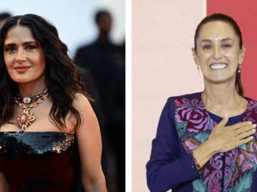 Claudia recognizes Salma for her advocacy on behalf of migrants