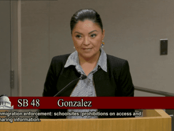 SB 48 Introduced by Senator Lena Gonzalez Limits Immigration Enforcement in Schools