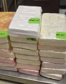 Women abandon more than 50 million pesos worth of cocaine and methamphetamine in suitcases at Tijuana airport