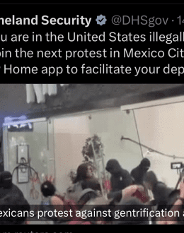 US Reacts to Mexico City Protest: Invites Migrants to Self-Deport