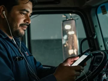 Mexican truck drivers begin to lose their driver’s license; companies offer English classes to their employees