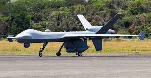 A US drone flies over Valle de Bravo, a stronghold of La Familia