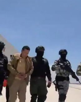 Handcuffed and bowed: Unreleased videos of the transfer of 26 Mexican prisoners to the US are revealed