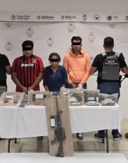 Narco-related combat in Playa del Carmen, seeking control of the plaza for drug sales