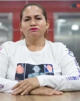 “I scratch the ground where the government kneels to fear,” says Ceci Flores