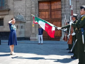 Sheinbaum, the first woman to give the Cry of Independence in 200 years of tradition