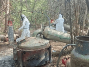 Once again in Culiacán, Elota, and Cosalá, 14 chemical concentration areas and 3 inactive drug manufacturing laboratories were seized