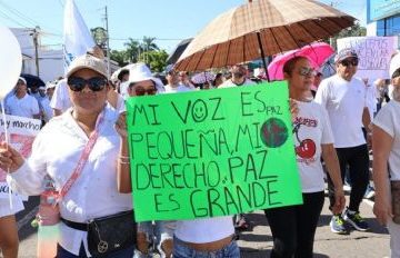 Culiacán residents march against violence in the state: “Enough is enough, we want peace”