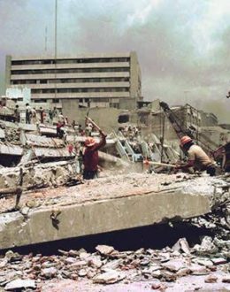 How many times has September 19th shaken in Mexico?