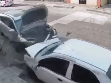 He was robbed and took revenge by running over the robbers, both of whom died: shocking images