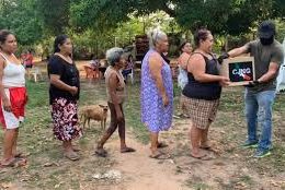 CJNG Delivers Food Supplies to Flood Victims in Tihuatlán, Veracruz