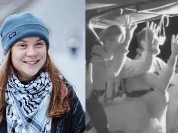 Video of Greta Thunberg Detained by Israel After Trying to Reach Gaza