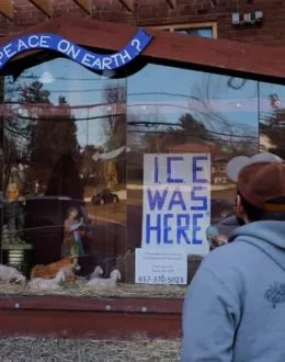 Massachusetts Church Inserts ‘ICE Was Here’ Into Nativity Scenes