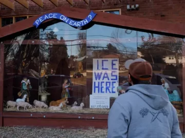 Massachusetts Church Inserts ‘ICE Was Here’ Into Nativity Scenes