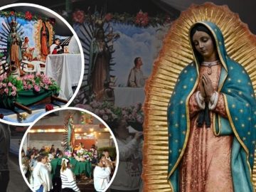“We are Guadalupanos of generations”: With a band, mariachis, chinelos dancers, and food, this is how they celebrate the Virgin of Guadalupe in Tlalpan