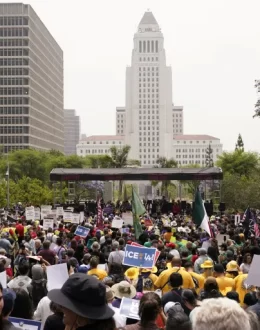 Trump Directs DHS to Stand Down on Citywide Protests as “ICE Out” Rally Brings Thousands to Los Angeles