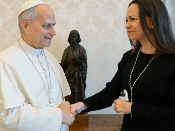 Pope Leo XIV Receives María Corina Machado at the Vatican