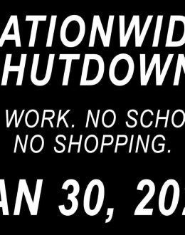 Enough is enough! On Friday, January 30, join a nationwide day of no school, no work, and no shopping