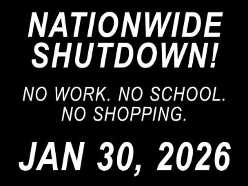 Enough is enough! On Friday, January 30, join a nationwide day of no school, no work, and no shopping
